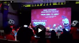 Press conference stage for the CAP PANDA and Kung Fu Panda 4 screening